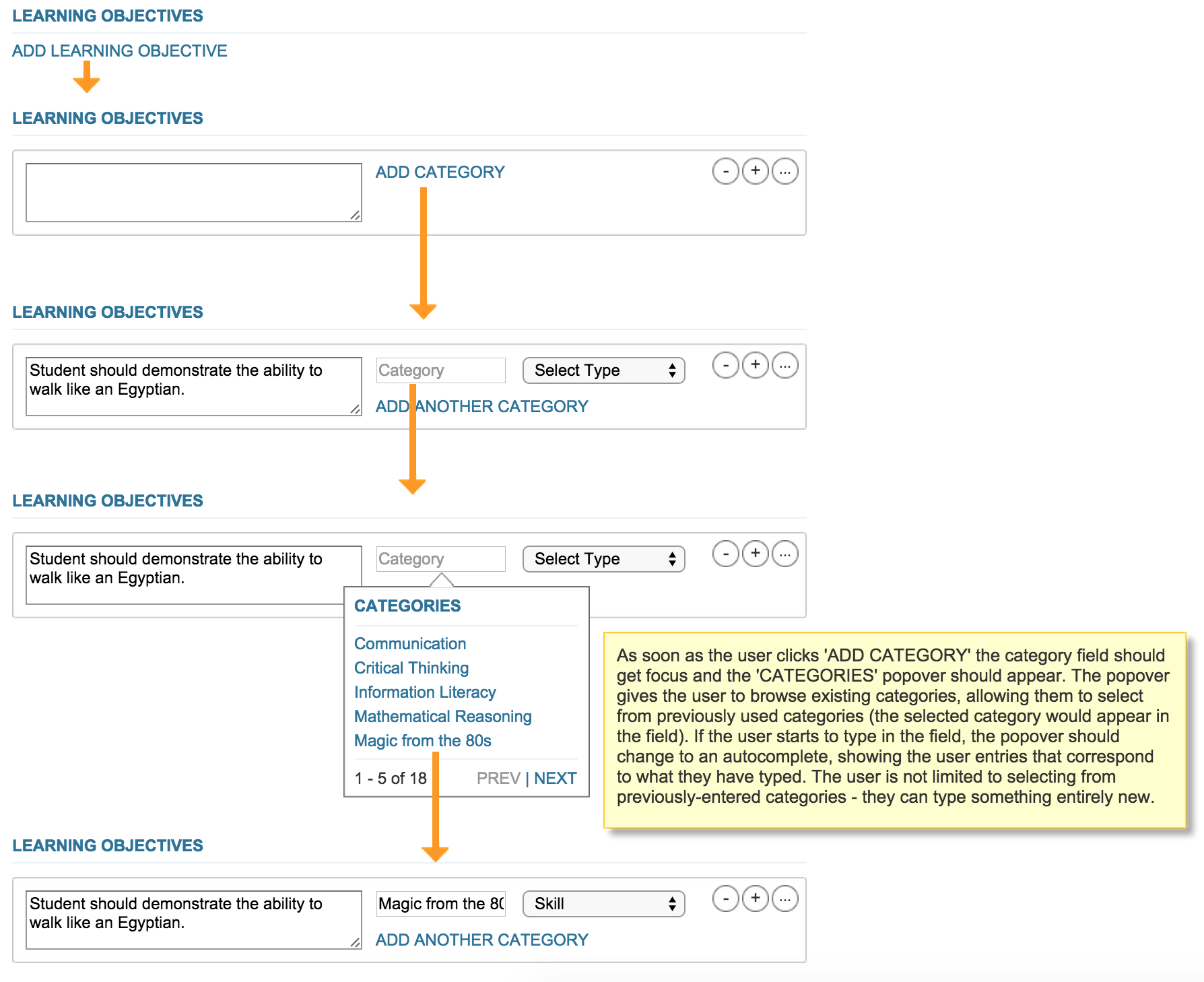 KualiCo Curriculum Management - Learning Objectives